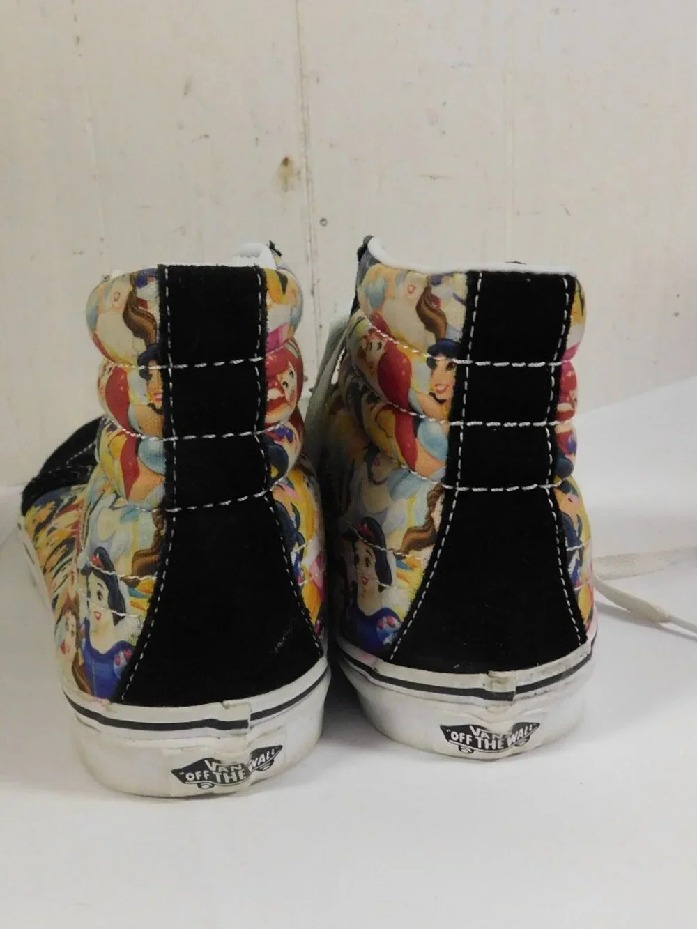Vans Disney Princess Skate HI Top Sneakers Shoes Women's Size 8.5  Men's 7
